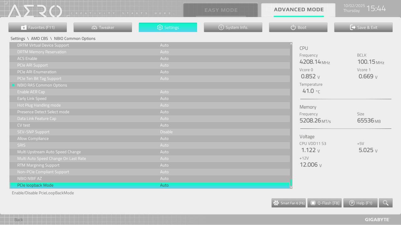 BIOS screenshot thumbnail