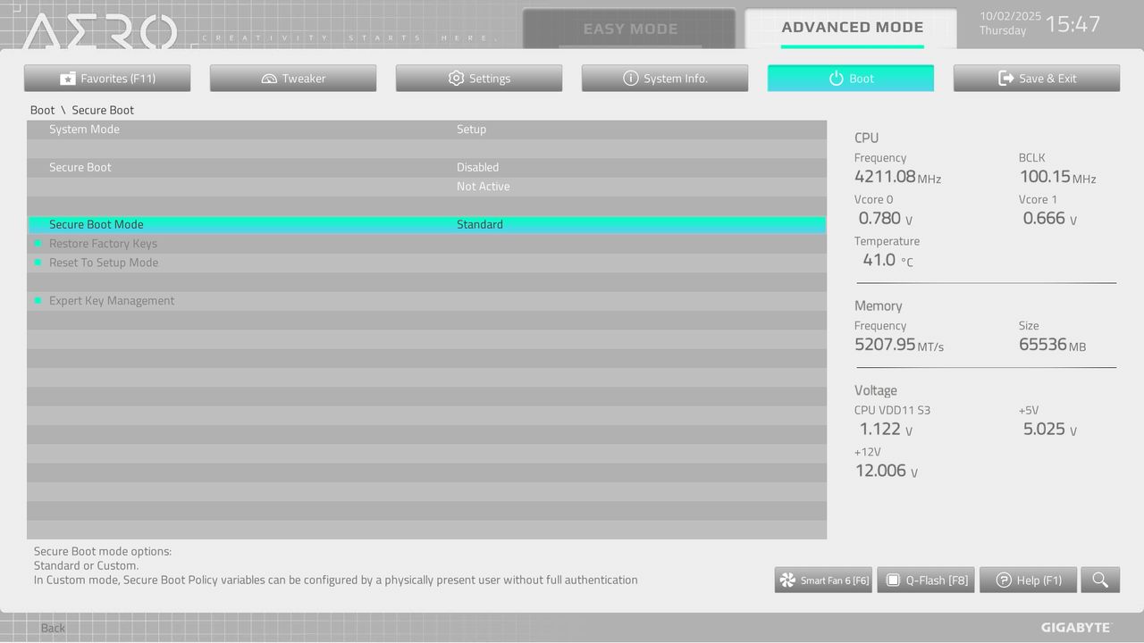 BIOS screenshot thumbnail