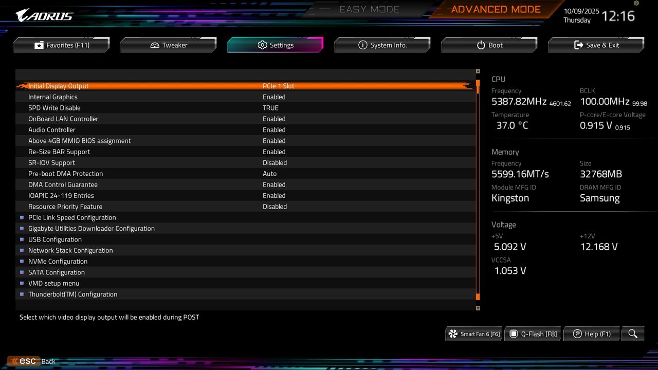 BIOS screenshot thumbnail