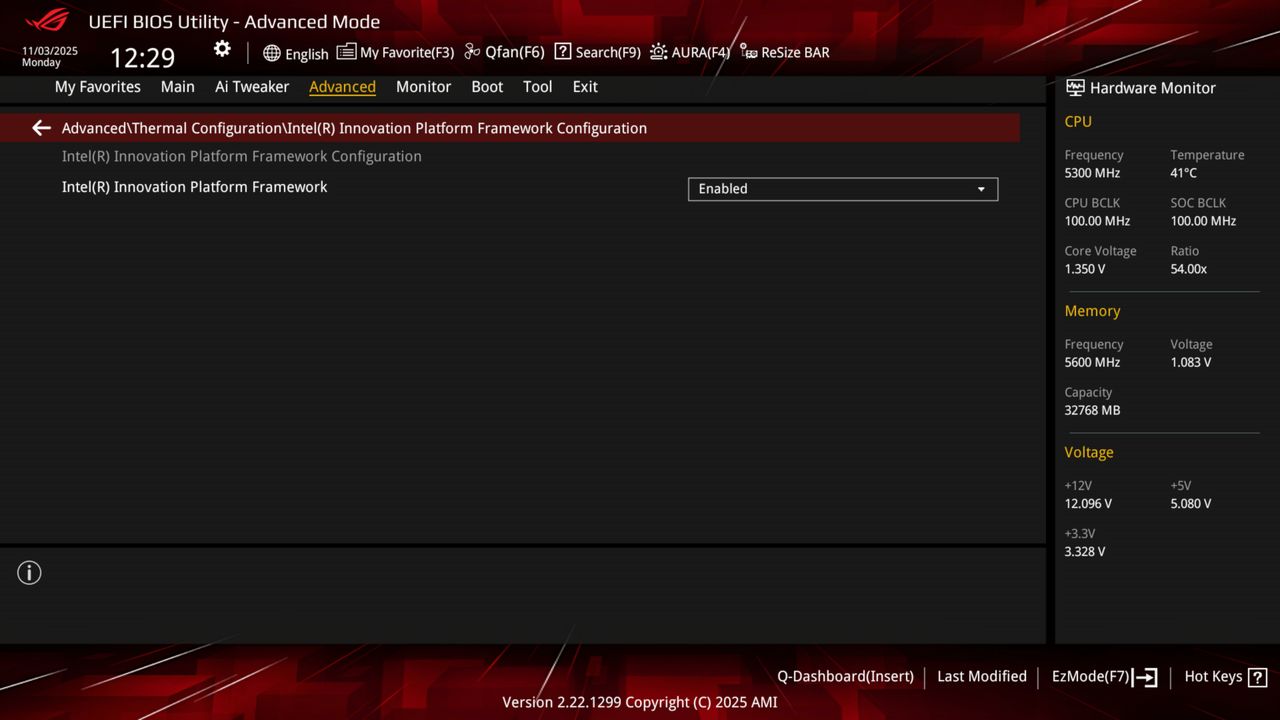 BIOS screenshot thumbnail