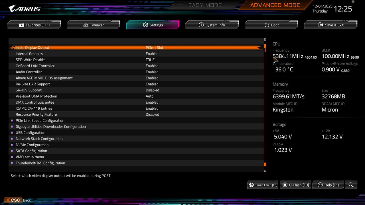 BIOS screenshot thumbnail
