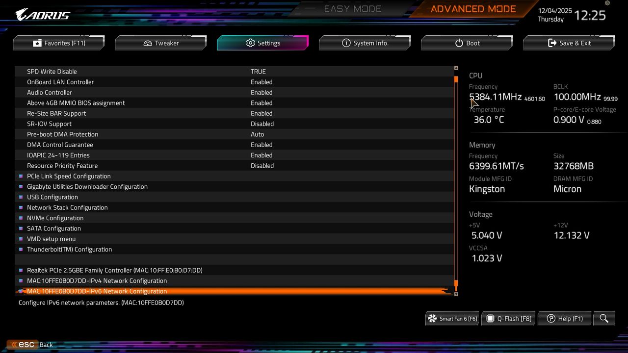 BIOS screenshot thumbnail