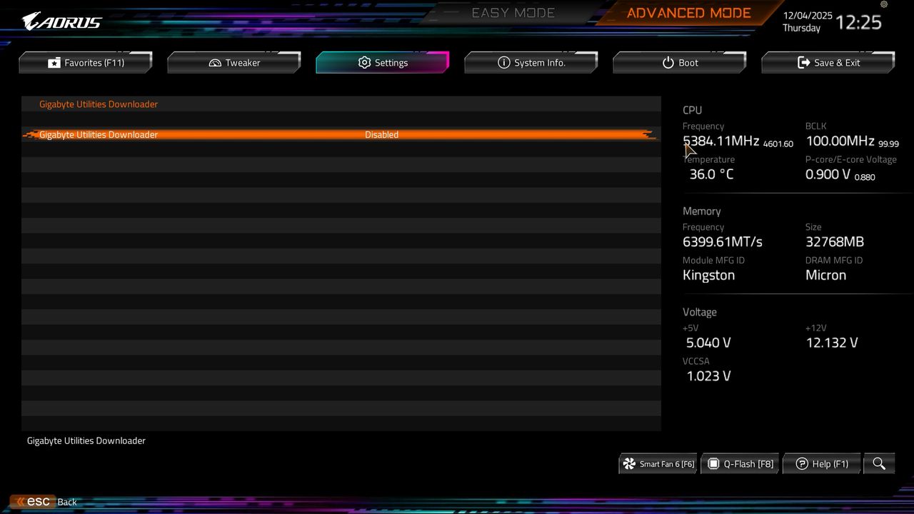 BIOS screenshot thumbnail