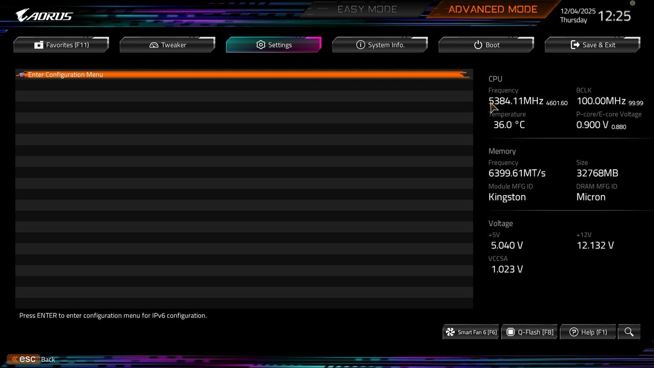 BIOS screenshot thumbnail