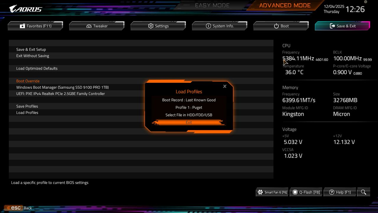BIOS screenshot thumbnail