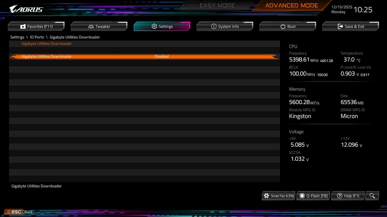 BIOS screenshot thumbnail