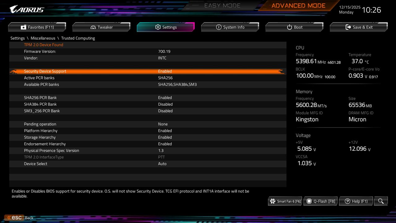 BIOS screenshot thumbnail