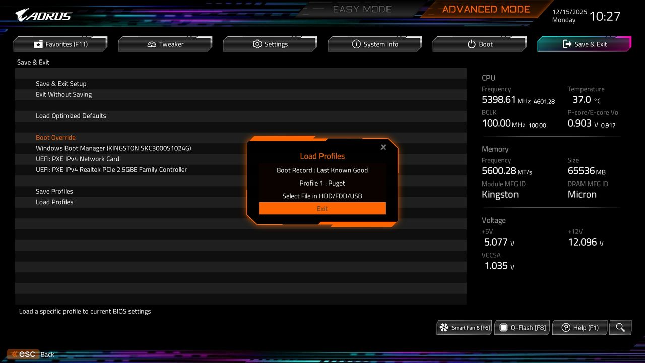 BIOS screenshot thumbnail