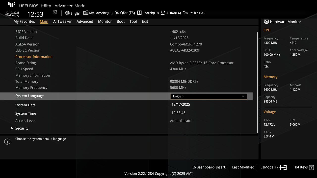 BIOS screenshot thumbnail