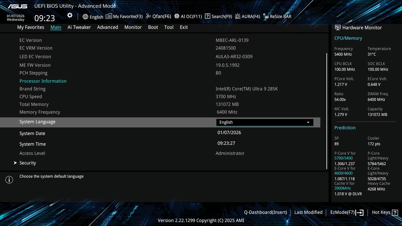 BIOS screenshot thumbnail