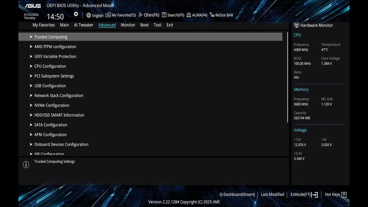 BIOS screenshot thumbnail