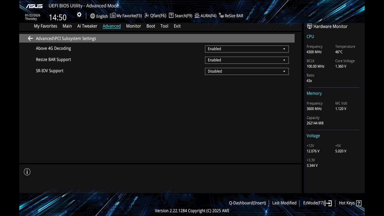 BIOS screenshot thumbnail