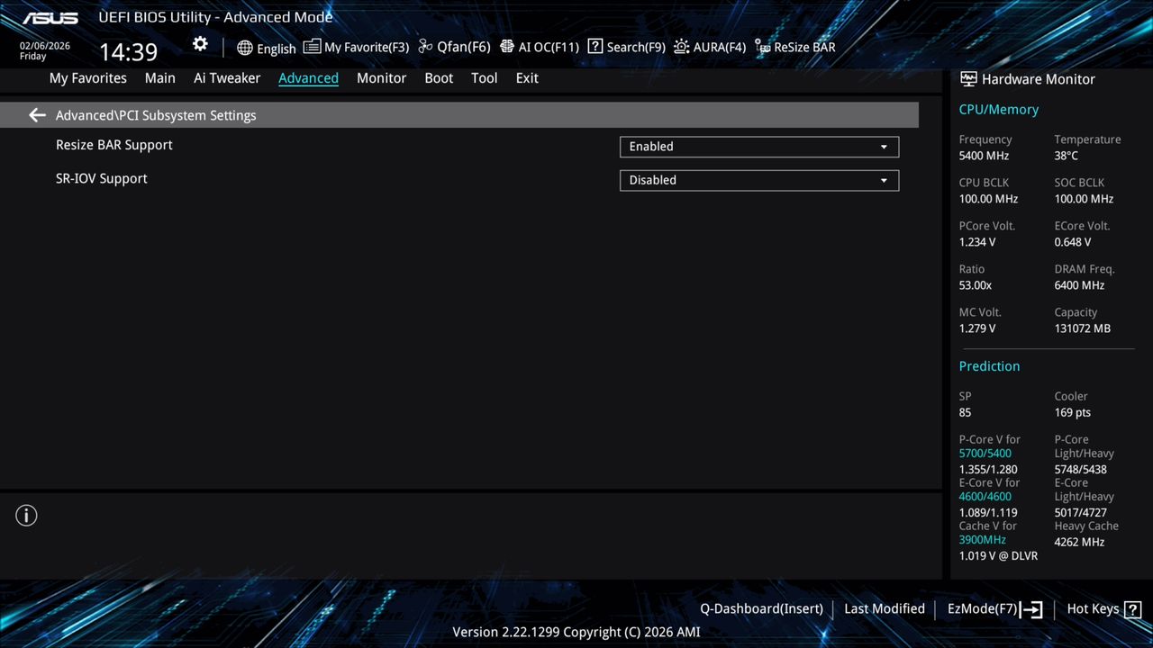 BIOS screenshot thumbnail