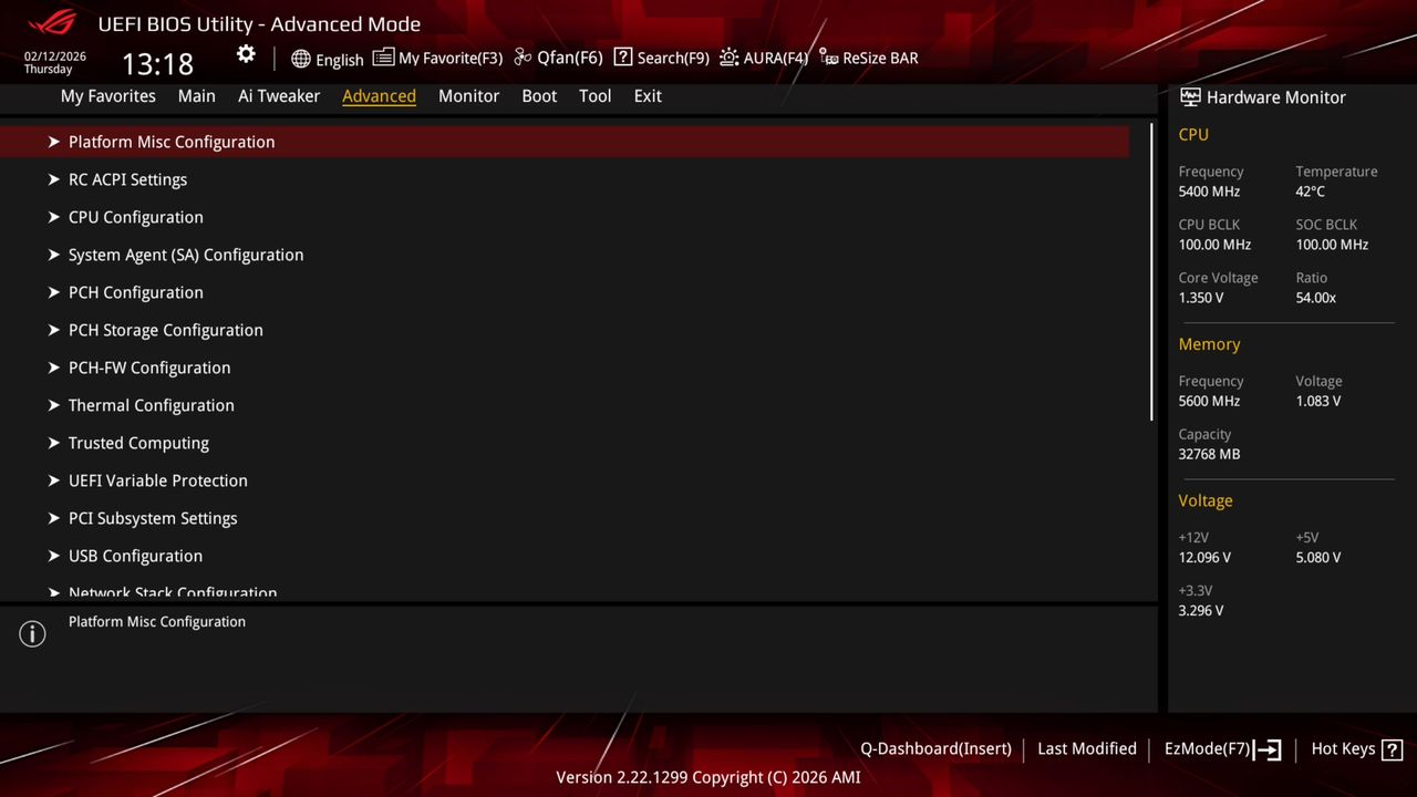 BIOS screenshot thumbnail
