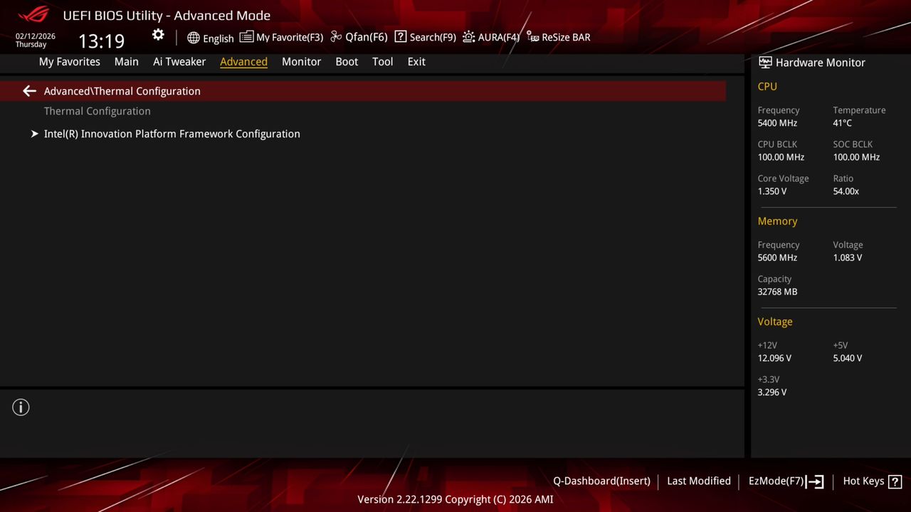 BIOS screenshot thumbnail
