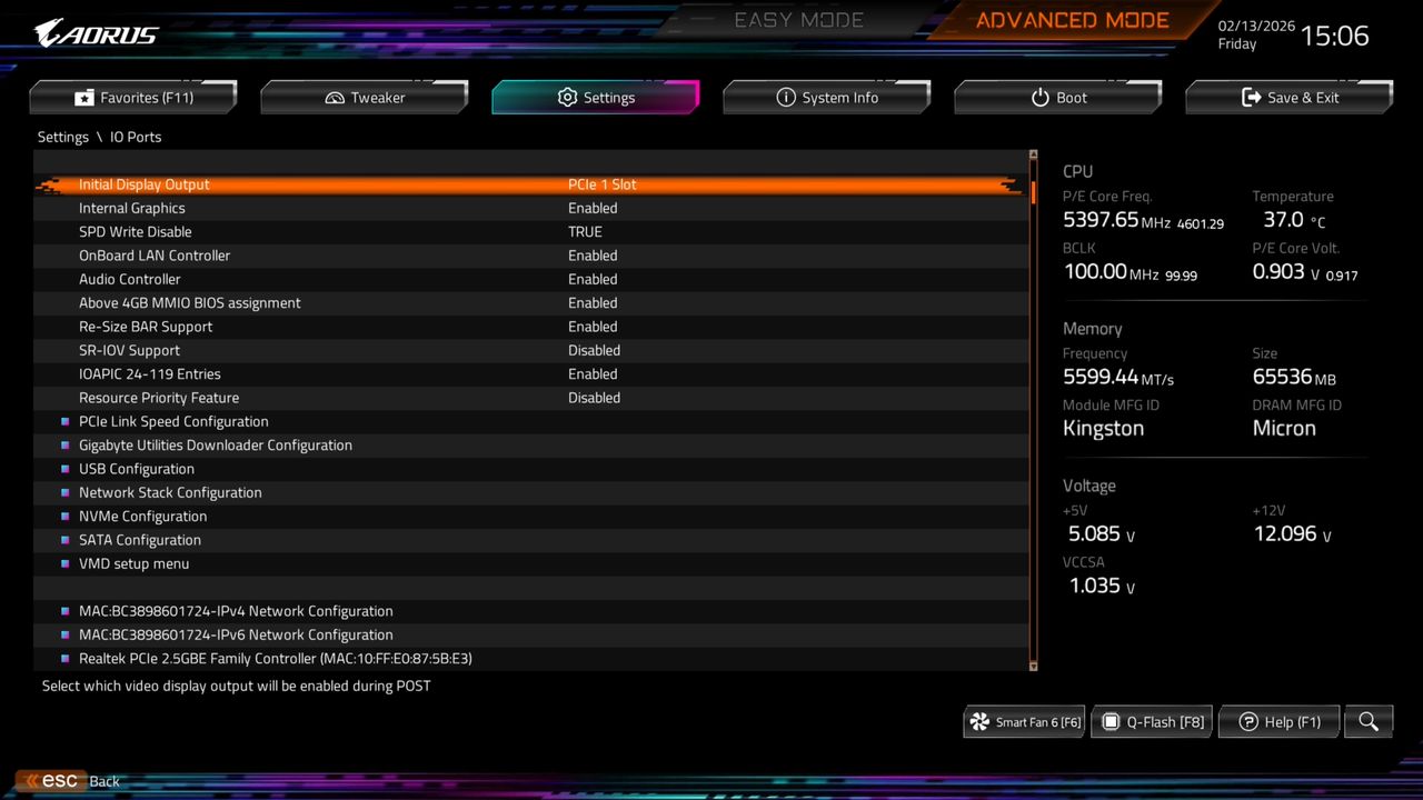 BIOS screenshot thumbnail