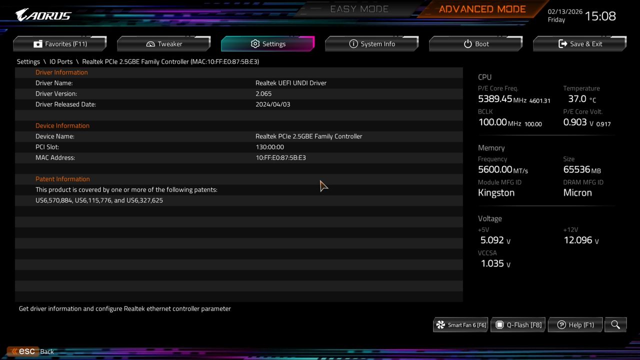 BIOS screenshot thumbnail