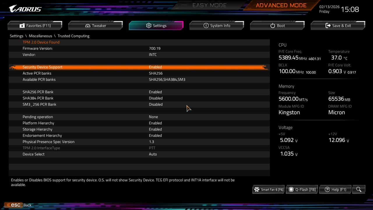 BIOS screenshot thumbnail