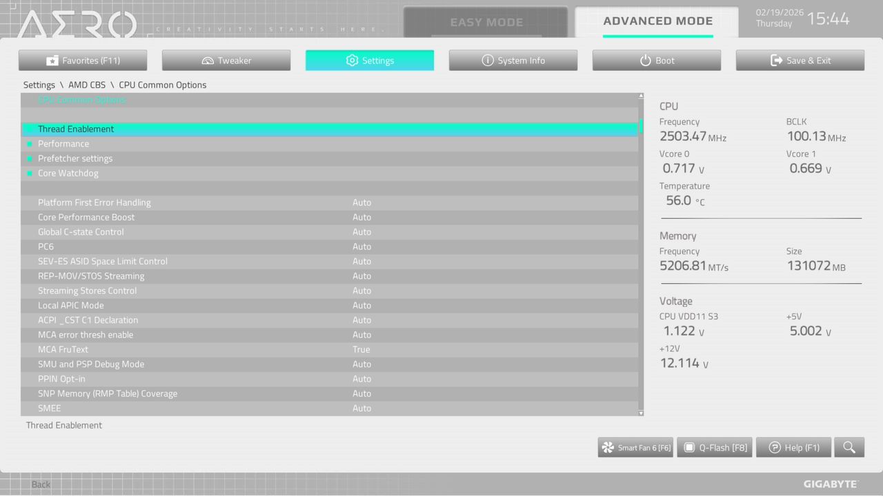 BIOS screenshot thumbnail