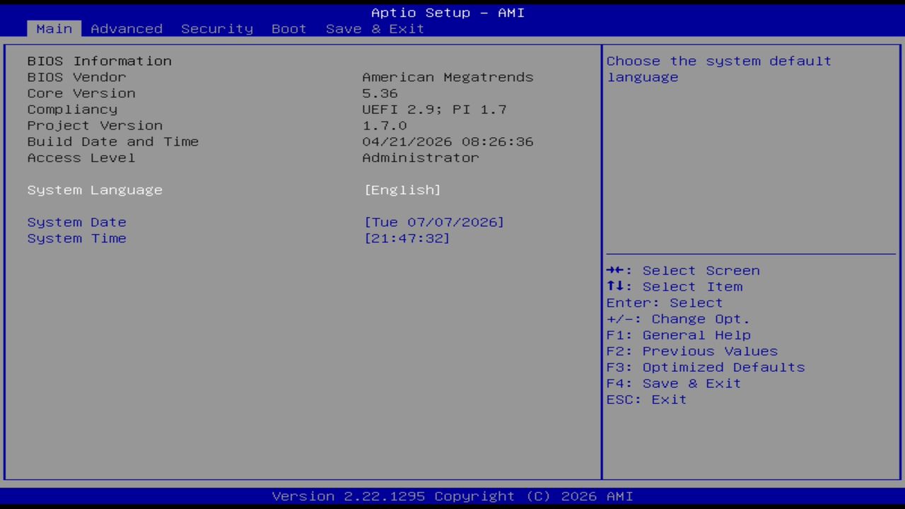 BIOS screenshot thumbnail