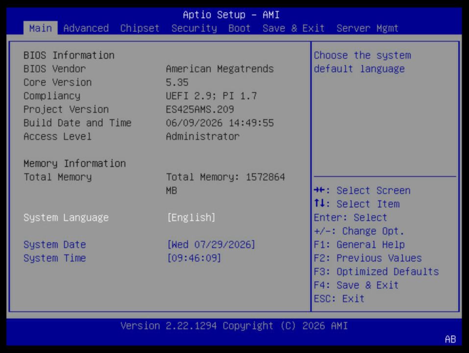 BIOS screenshot thumbnail