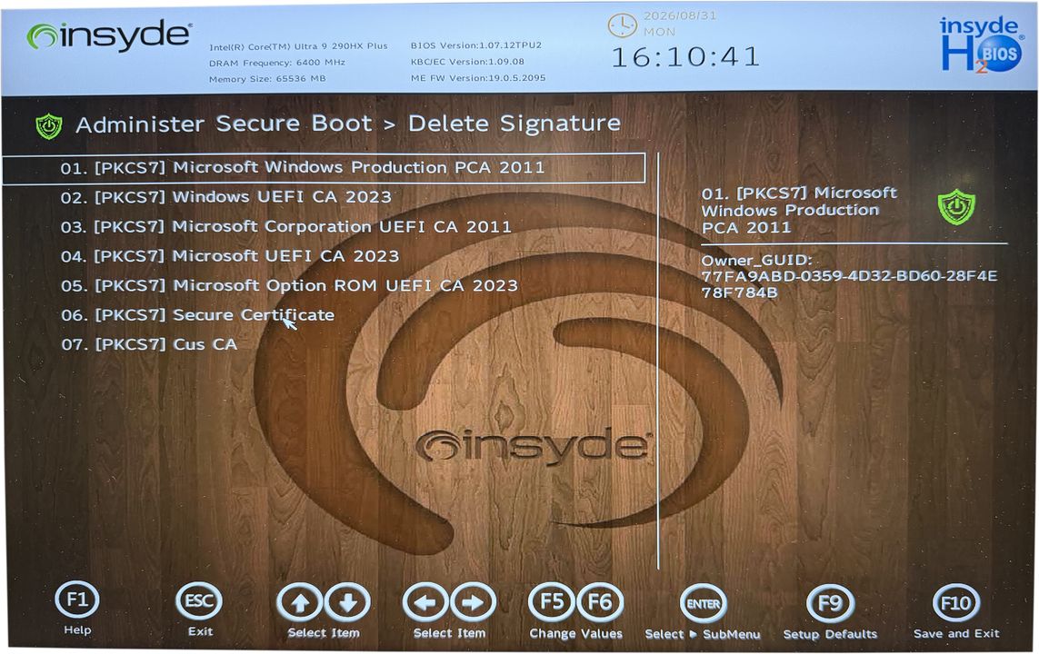BIOS screenshot thumbnail