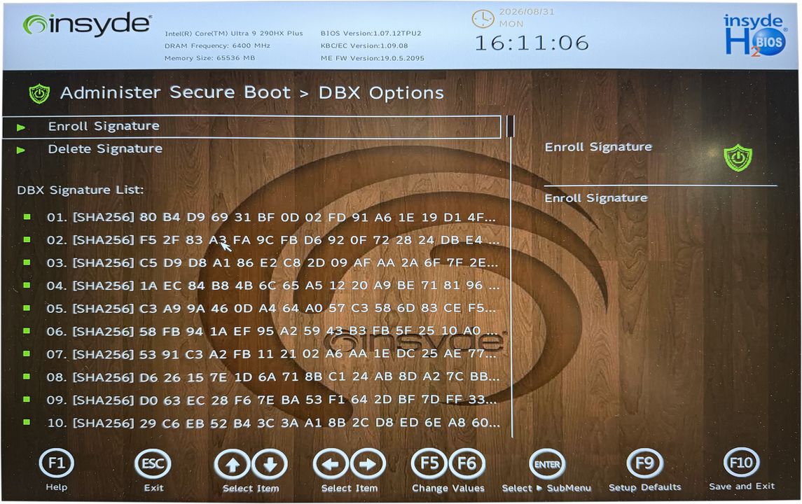 BIOS screenshot thumbnail