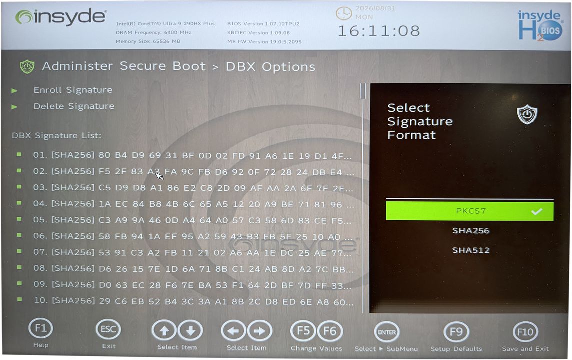BIOS screenshot thumbnail