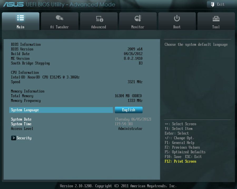 BIOS screenshot thumbnail