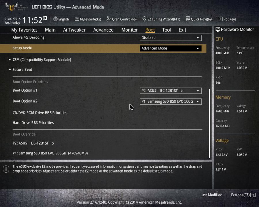 BIOS screenshot thumbnail