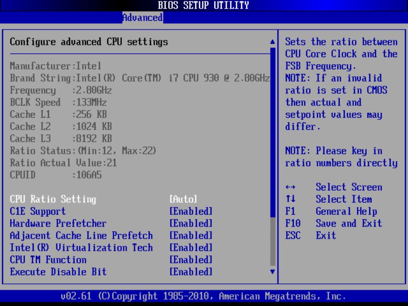 BIOS screenshot thumbnail