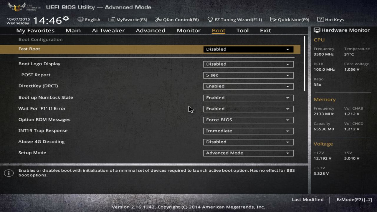 BIOS screenshot thumbnail