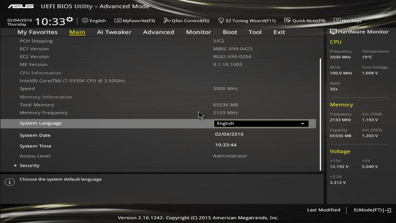 BIOS screenshot thumbnail