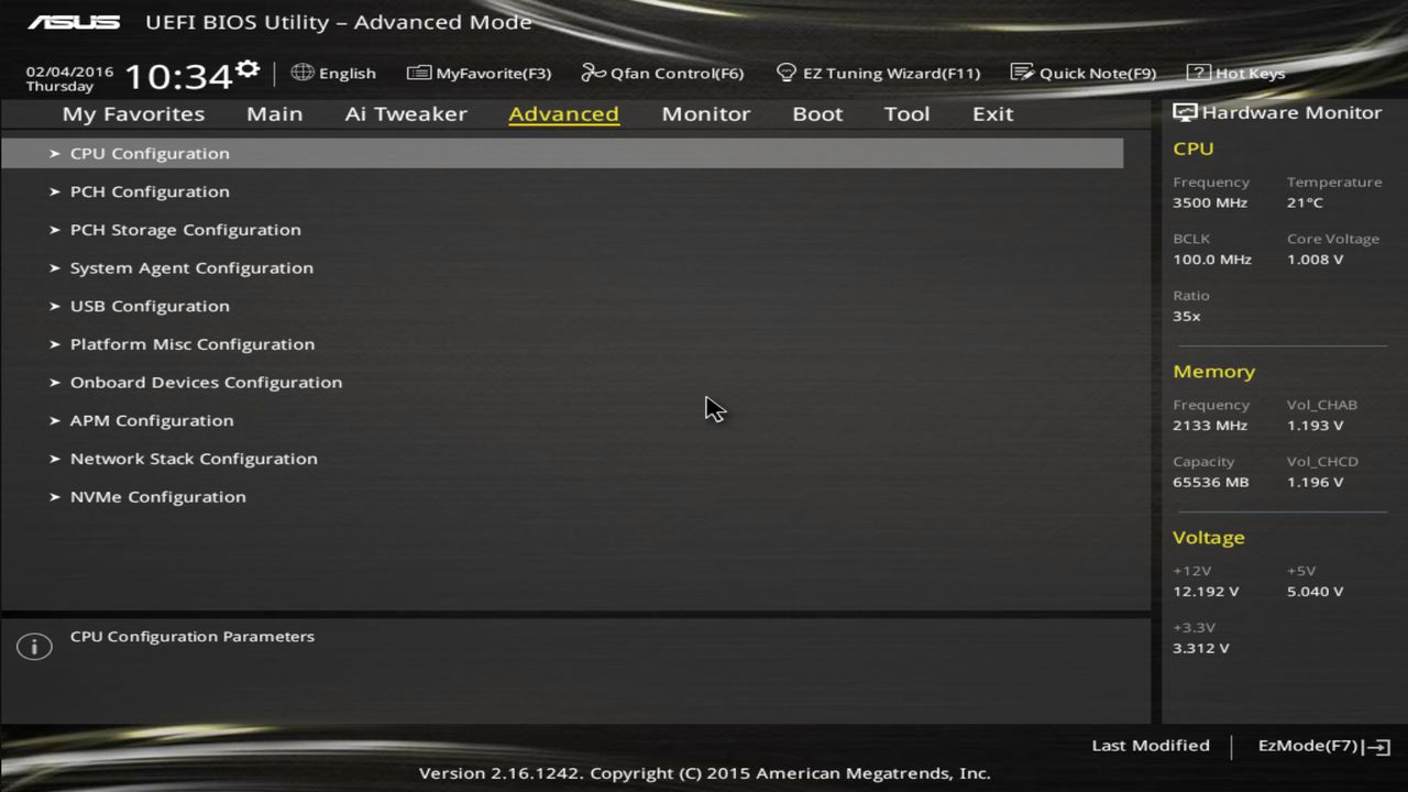 BIOS screenshot thumbnail