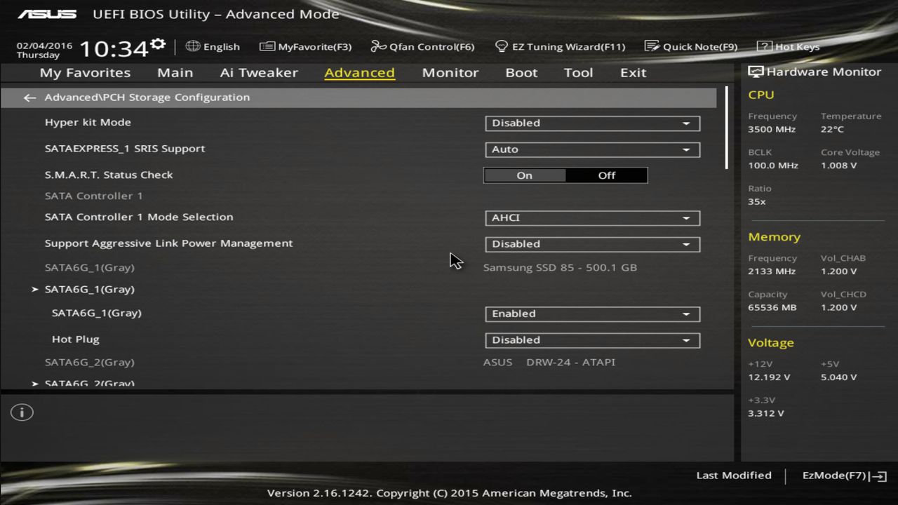 BIOS screenshot thumbnail