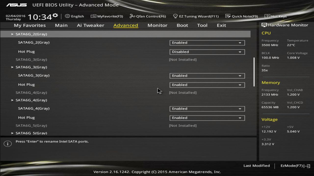 BIOS screenshot thumbnail