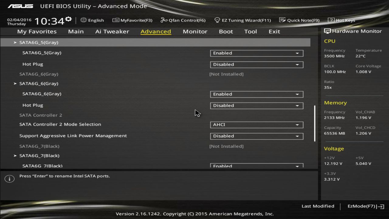 BIOS screenshot thumbnail