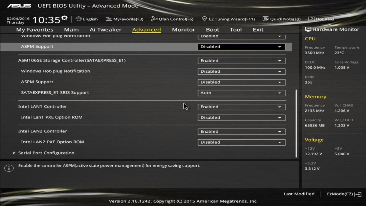 BIOS screenshot thumbnail