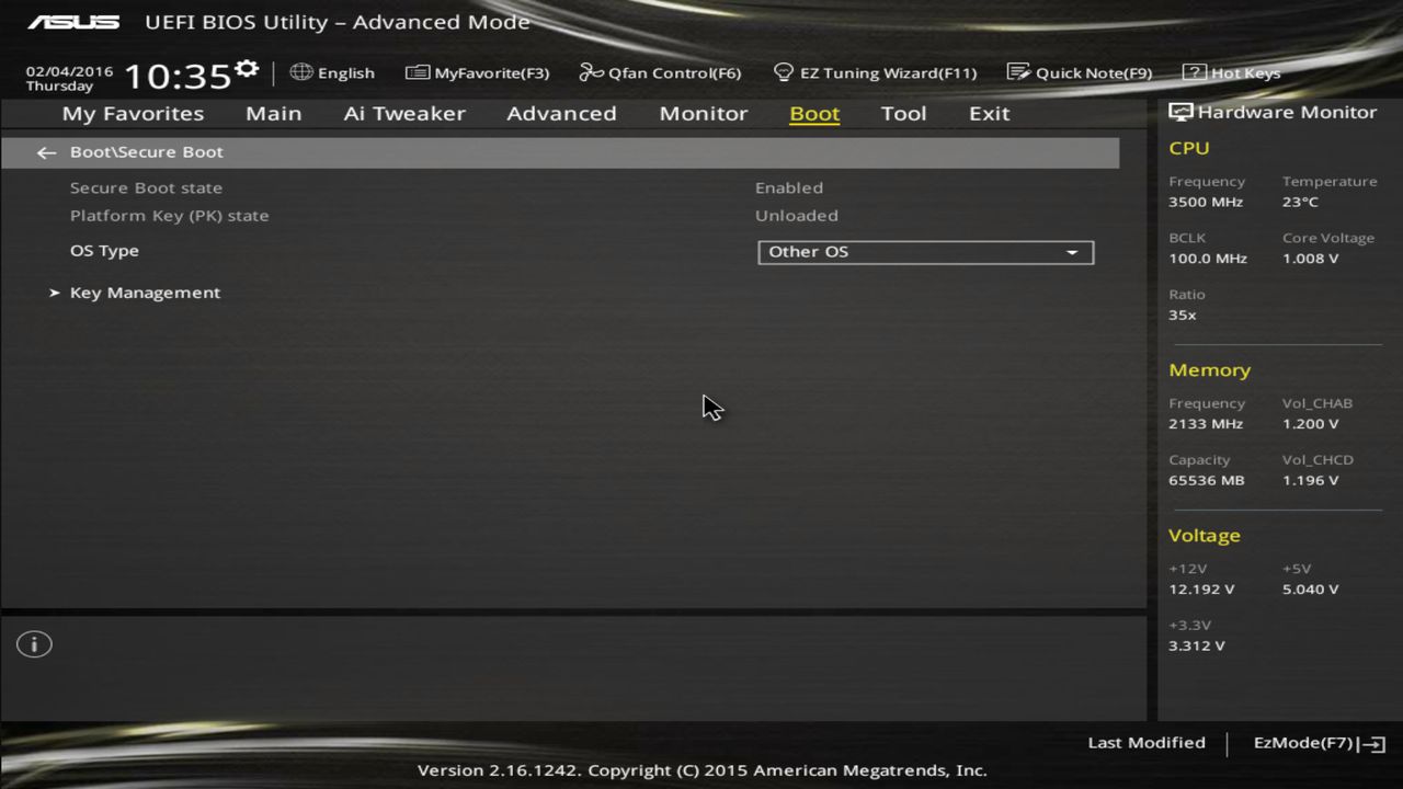 BIOS screenshot thumbnail
