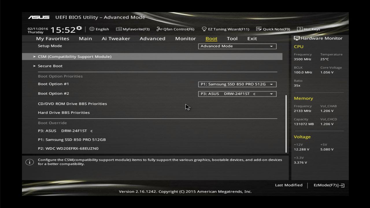 BIOS screenshot thumbnail