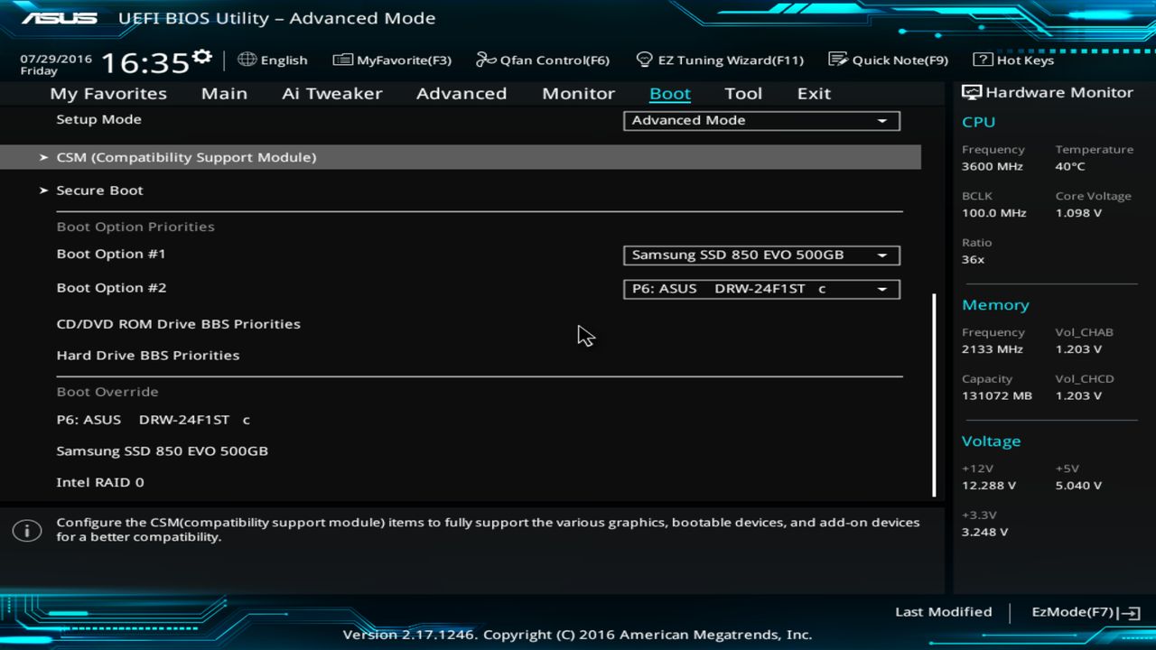 BIOS screenshot thumbnail