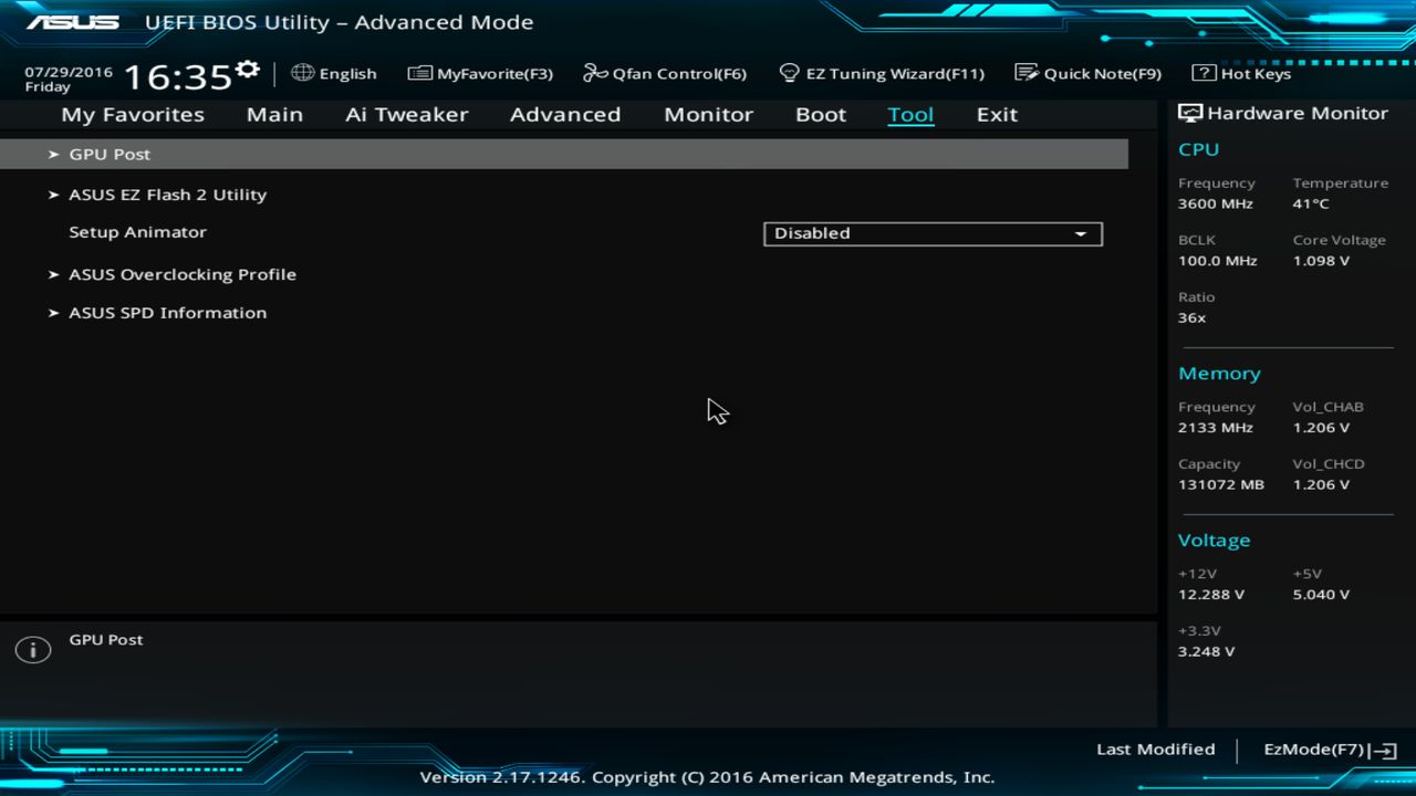 BIOS screenshot thumbnail