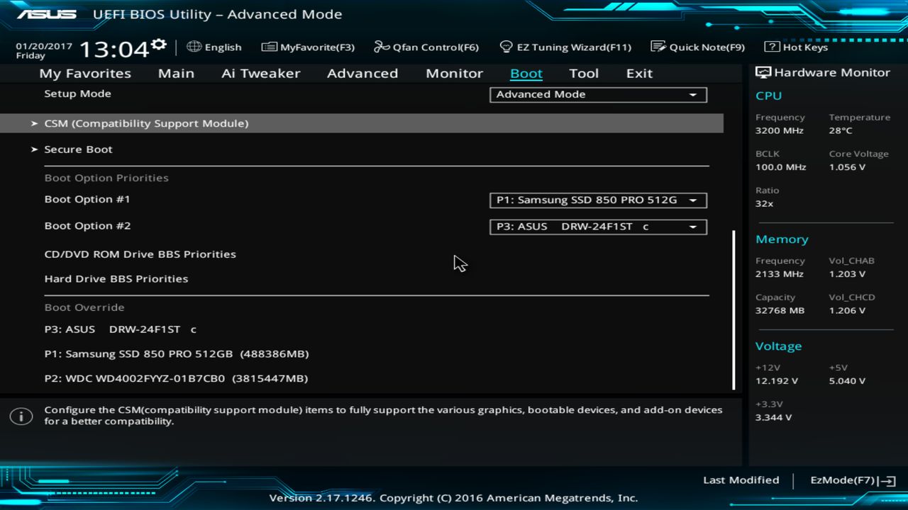 BIOS screenshot thumbnail