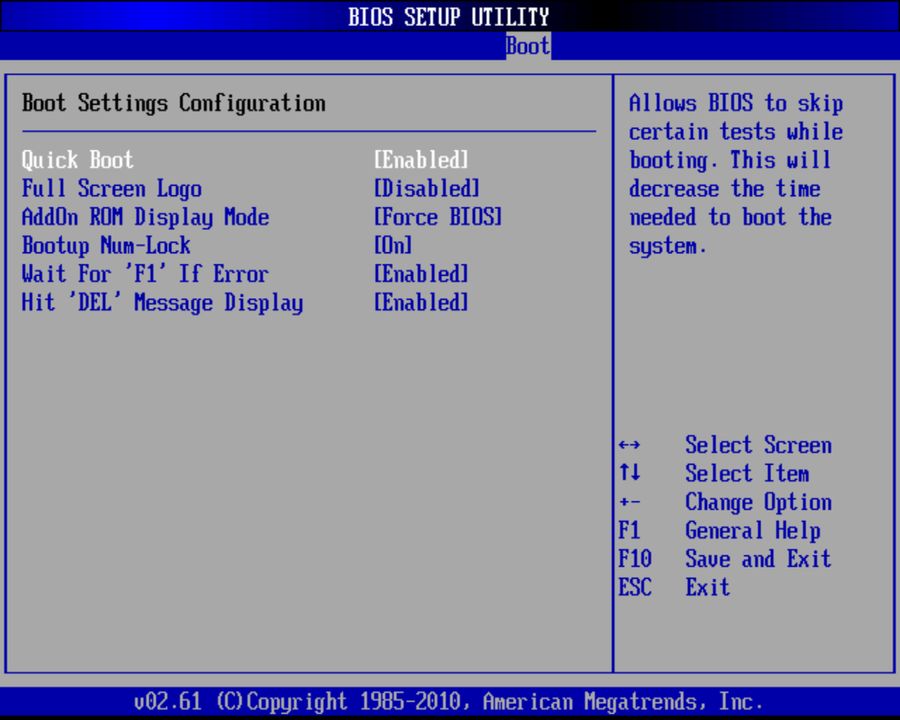 BIOS screenshot thumbnail